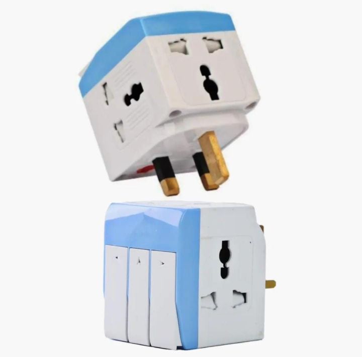 Multi Plug - Multi Socket (13A Flat Pin ) Universal Plug Adapter | Daraz.lk