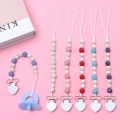 Baby Kids Plastic Beaded Pacifier Holder Clip Nipple Teether Dummy Strap Chain.