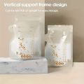 100/60/30pcs Pack, 8oz/250ml Breast Milk Storage Bags, Double-sealed Breastmilk Bag with Pour Spout for Breastfeeding.