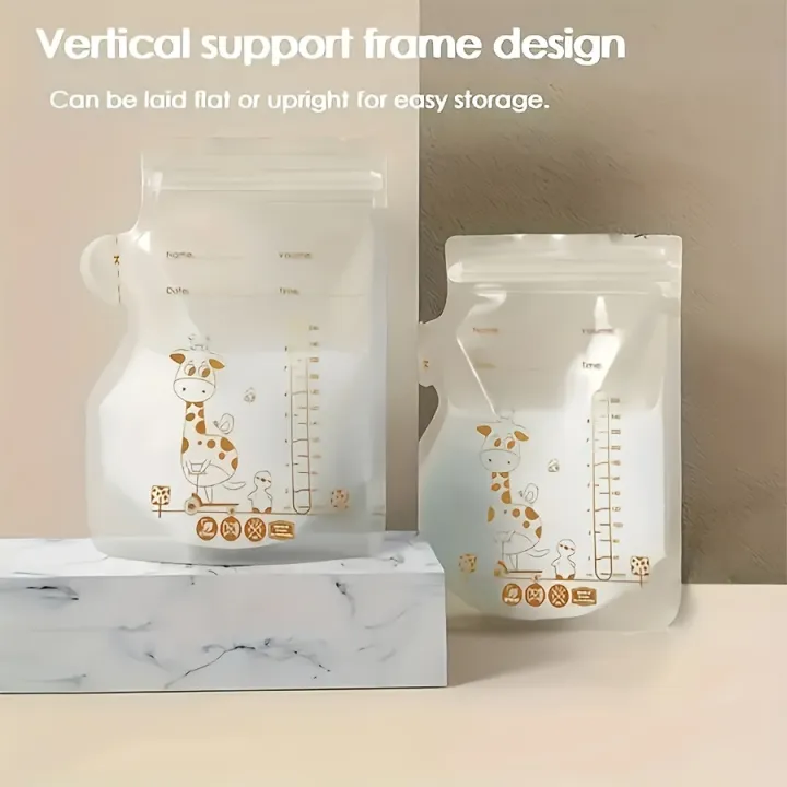 100/60/30pcs%20Pack,%208oz/250ml%20Breast%20Milk%20Storage%20Bags,%20Double-sealed%20Breastmilk%20Bag%20with%20Pour%20Spout%20for%20Breastfeeding%20-%20Image%203