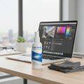 Screen Cleaning Spray,Streak‑Free Anti‑Static Display Cleaner for Phone/Tablet/Laptop/Monitor/TV,Removes Fingerprints & Dust.