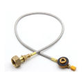 Europe Outdoor Camping Gas Stove Gas Tank Inflation Joint Camping Gas Tank Interconnection Pipe Refill Adapter. 