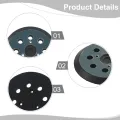 1 Pcs 8 Hole 125mm Basis For Orbit Sander For 743081-8 Bo5030 BO5041 Mt922 Hook And Loop Sanding Sander Pad  Backing Plates. 
