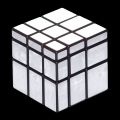 Mirror Cube 3x3 Speed Cube 3x3x3 Mirror Blocks Unequal Puzzle Silver.
