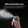 1Pc 30/50/100ml Portable Inverted Spray Bottle Ultra-fine Cosmetic Hydrating Alcohol Empty Container Refillable Tool. 