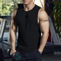 Summer Men's Gym Tank Top Fitness Training Clothing Quick-drying Loose Bodybuilding Sleeveless Shirt Men Fashion Basketball Vest. 