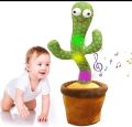 Dancing Talking Cactus Interactive plush Toy | Wriggle & Singing Recording Repeat What You Say Funny Mimicing Funny Toy for Kids. 