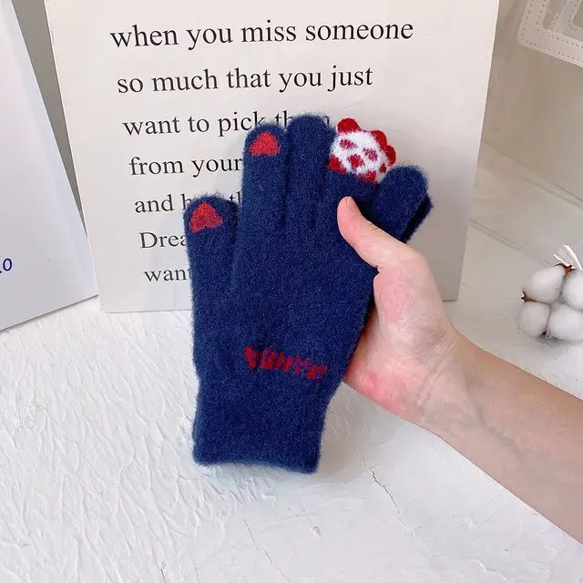 Cute%20Panda%20Men%20And%20Women's%20Winter%20Warmth%20Wool%20Split%20Finger%20Riding%20Touchscreen%20Knitted%20Gloves%20-%20Image%209