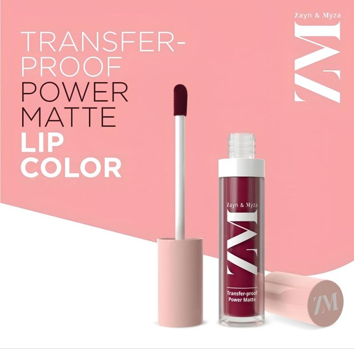 Zayn & Myza Transferproof Power Matte Lip Color - Toasted Berry (6ml)