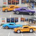 Kicarmod 1/64 Model Car ABS Wheels with  Tire Metal Rims Front Small Rear Large Refitting Parts For Model Car Hot Wheels. 