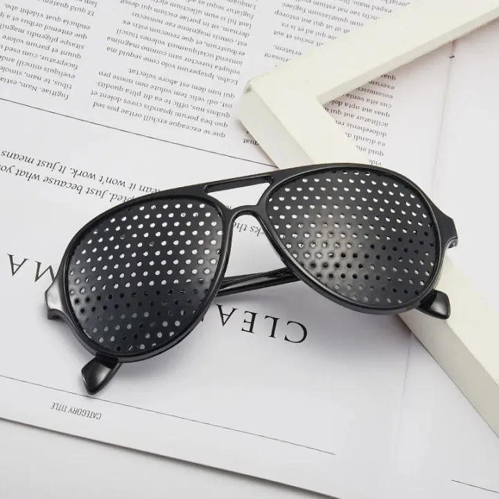 1/2/3pcs%20Anti%20Myopia%20Astigmatism%20Glasses%20With%20Perforated%20Vision%20Fatigue%20Pinhole%20Glasses%20For%20Male%20And%20Female%20Vision%20Improvement%20-%20Image%203