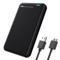 DM HD001 HDD 2.5 Enclosure Case USB 3.0 to SATA HDD Hard Drive - Black. 