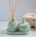 3 pcs Modern Home warming decorations made of concrete vase| cloud tray |Storage. 