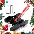 Quick Ratchet Brake Piston Wrench Extender 360° Rotating Caliper Tool with 4 Hooks Universal Auto Repair Tool.