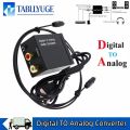 Digital to Analog Audio Converter SPDIF Optical Coaxial Toslink to RCA 3.5mm DAC Adapter Suitable for TV Gaming Consoles Set. 