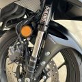 Ohlins Suspension Shocker Damper Motorcycle Decals - Transparent Adhesive Stickers with Warning Labels for Enhanced Performance.
