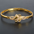 Butterfly Love Heart Bracelets for Women Aesthetic Gold Color Zircon Bangle Vintage Fashion Jewelry Accessories Party New Gifts. 