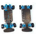 Tamiya Sakura TT02 TT01 V2 1:10 4WD RC Car Carbon Fiber Frame Al Alloy DIY Model Remote Control Drift Racing Upgrade Parts KIT.