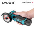 LYUWO Mini Angle Grinder Mini Household Rechargeable Cutting Machine Polishing Machine Electric Hand Grinder Polishing Machine. 