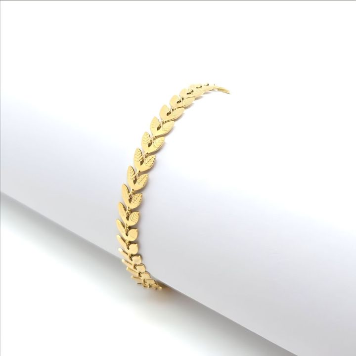 Bay%20Leaf%20Chain%20Bracelet%20Gold/Silver%20plated%20Adjustable%20Chain%20Bracelet%20Best%20Gift%20for%20Girls/Womens%20-%20Image%206