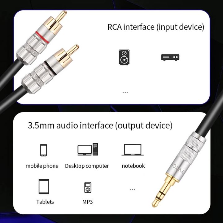 YYTCG-CM%20Aux%20Cable%20Adapter,%20TV%20Audio%20Cable,%20PC%20Amplifier,%20Home%20Theater,%20DVD%20Speaker%20Cable,%203.5mm%20to%202RCA,%203.5mm%20-%20Image%205