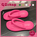 Qzshop Korean style flip flops🌈Good material, light weight🌟Plain printed, can fit any occasion🌺Modern, simple, durable💟. 