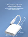 Two-in-One Type-c Smart Card Reader, USB 3.0, Universal OTG Card Reader, Supports SD/TF Card Reader. 