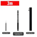 3m Invisible Selfie Stick Carbon Fiber Extended Monopod 118" for  13 Insta360  X4 X5  Osmo 360/Action 5 Pro Accessories. 