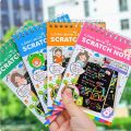 1 x DIY rainbow scratch book with 10 sheets of wooden handle scratch book ● ready to ship no need to wait for a long time because all products shipped from Thailand.. 