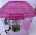 24 fertile eggs small semi automatic 220v domestic supply incubator brooder chicks hatching educational easy accurate manual works also on ups and generator. 