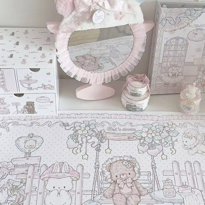 Cute%20Girlish%20Heart%20Strawberry%20Tea%20Party%20Animal%20PU%20Leather%20Mouse%20Pad%20Large%20Waterproof%20Desktop%20Keyboard%20Desk%20Pad%20Gaming%20Mousepad%20-%20Image%205