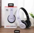 P47 Wireless headphones with Microphone Bluetooth Foldable Headset Support FM Radio TF for PC ,TV Smart Phones & Tablets etc.. 