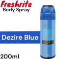 Freshrite Body Spray (Dezire Blue) - 200ml. 