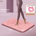 〔E〕6MM Skipping Rope Mat Anti-noise Jump Rope Mat Floor Mats Exercise Shock Absorption Yoga Mat TPE Skipping Mat Fitness Pad. 