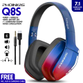 Noise Cancelling Wireless Bluetooth Gaming Headphones, Surround-Sound 7.1 Stereo HIFI Bass RGB Gaming Wired Headset Earphones for PS4, PS5, PC, Laptop, Xbox One, Nintendo Switch, Android Mobile, iPhone ~ Gym Headphone with Microphone by FunBug. 