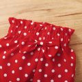 0-18 Months Newborn Baby Girl Cute Polka Dot Summer Outfit Set Short Sleeve Bodysuit+Pants+Headband Toddler Girls Clothing. 