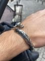 Silver Sword Bracelet , Handmade Bracelet , Mens Zulfiqar Bracelet , Adjustable Sword Bracelet , Warrior Bracelet , 925k Silver Bracelet. 