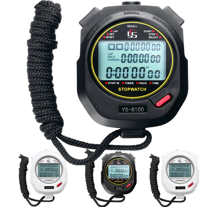 Professional Handheld Digital Stopwatch Timer Outdoor Sports Training
