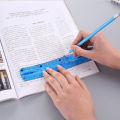 Plastic ruler flexible twist soft ruler student stationery random pattern 30 cm. 
