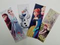 Frozen Bookmarks - Pack of 4. 