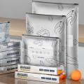 10/30 Pcs Aluminum foil Freezer Bags, Reusable Food Storage & Preservation Slider Bags,Sealed Bag for Vegetable Fruit Meat (SML).