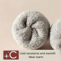 5 Pairs Winter Warm Men’s Socks Warm Male Women Socks Super Thicker Solid Socks Merino Wool Socks Against Cold Snow Terry Socks. 