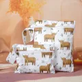 Elinfant 2PCS Storage Bag For Small Items, 18*25cm&18X14cm Waterproof Diaper Bag,Portable Wet/Dry Bag. 
