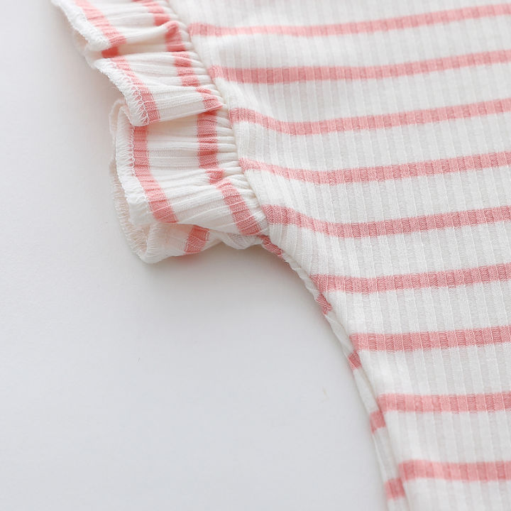 Summer%20fashion%20striped%20romper%20pants%20and%20short-sleeved%20shorts%20set%20for%20female%20infants%20and%20toddlers%20-%20Image%204