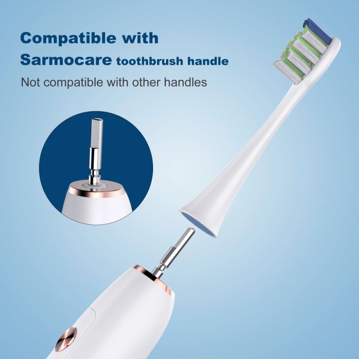 4%20pcs/lot%20Toothbrushes%20Head%20for%20Sarmocare%20S100%20and%20S700%20Ultrasonic%20Sonic%20Electric%20Toothbrush%20Fit%20Electric%20Toothbrushes%20Head%20-%20Image%202