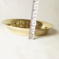 Brass Thaal/Plate (Hati-Paila Thaal) 10.4 inchs | Shiva Metal Udhyog. 