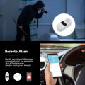 Tuya WIFI Sound Light Vibration Alarm 130DB Smart Sensor Tuya Smart Life App Notification Real-Time Motion Shock Alarm Record. 