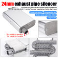 200/300 cm Car Air Diesel Heater Stainless Steel Exhaust Pipe 24mm Muffler Kit Suitable for Weibost Eberspach Exhaust Pipe.