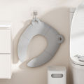 Folding Baby Potty Training Seat Mat + Storage Bag Portable Travel Toilet Seat Cushion for Kids Children's Potty Mat.