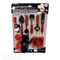 KALRI SHOP Advanced Kitchen Set Small Chef 9 pcs kitchen set. 
